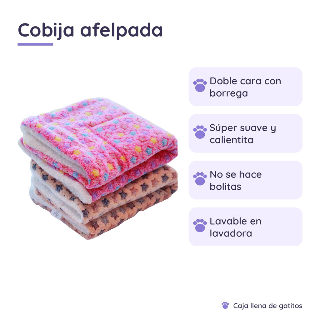Cobija Afelpada para Gatos y Perros