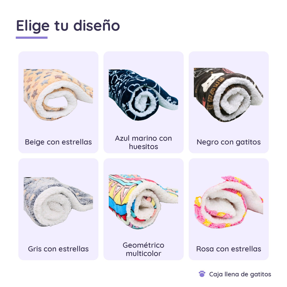 Cobija Afelpada para Gatos y Perros