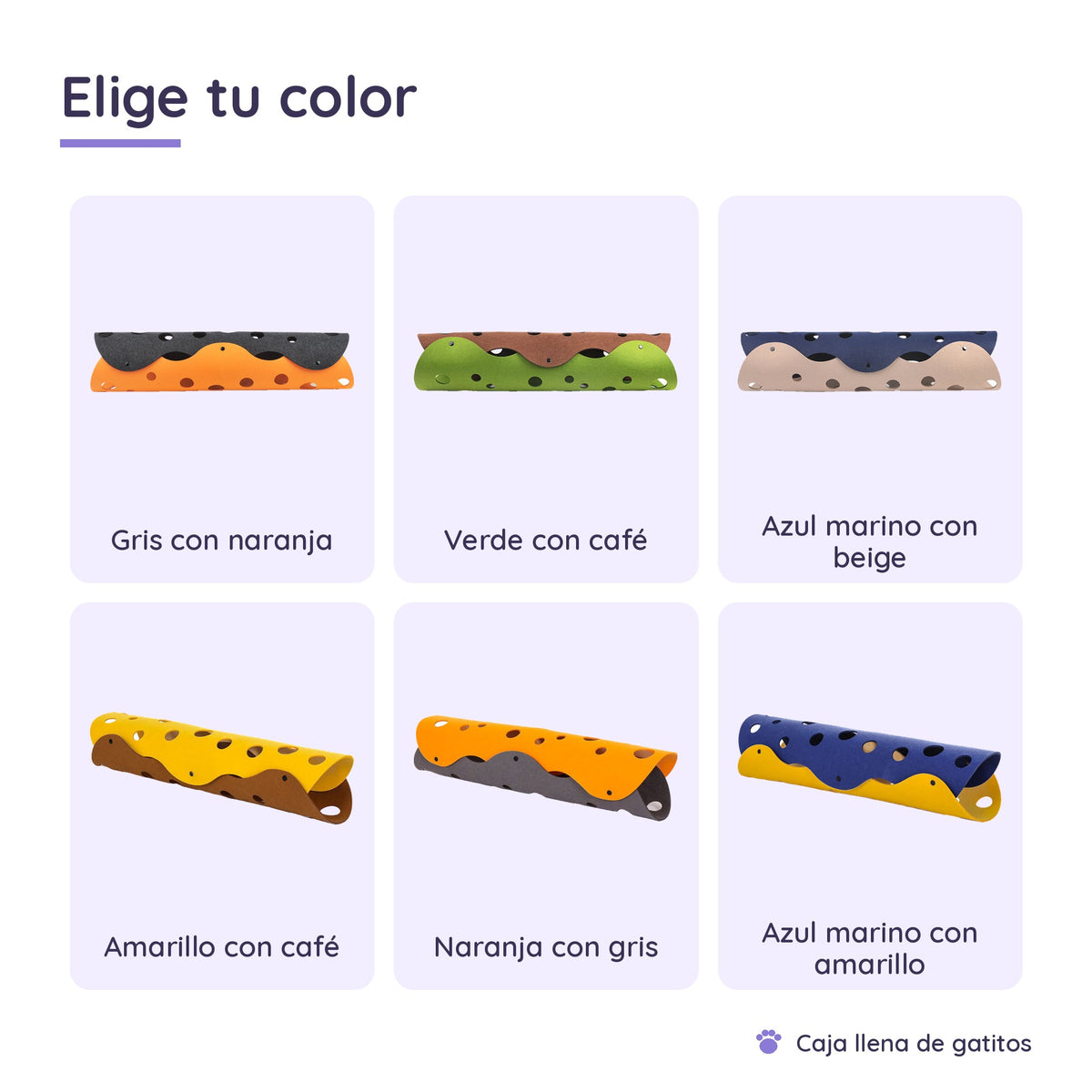 Túnel de Fieltro para Gatos