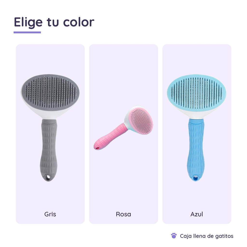 Cepillo Autolimpiable para Gatos y Perros