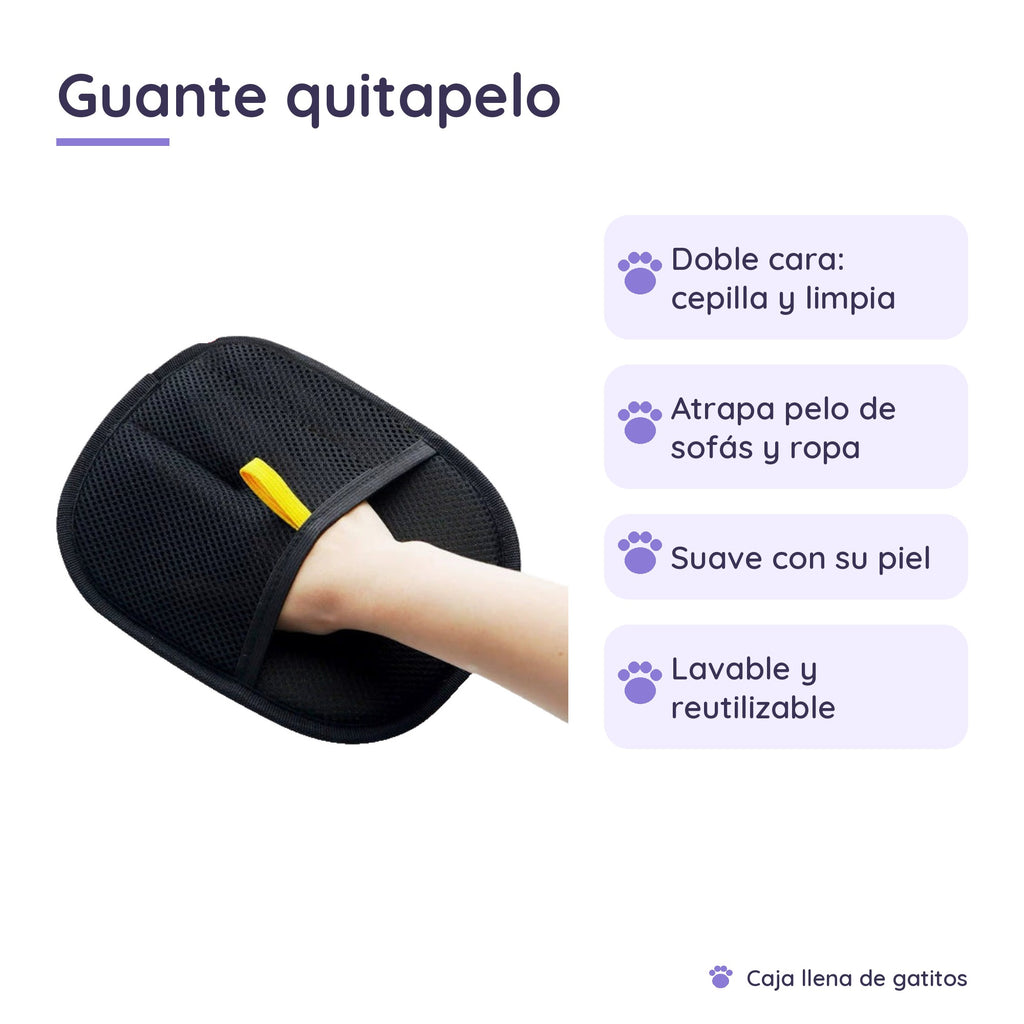 Guante Quitapelo para Gatos y Perros