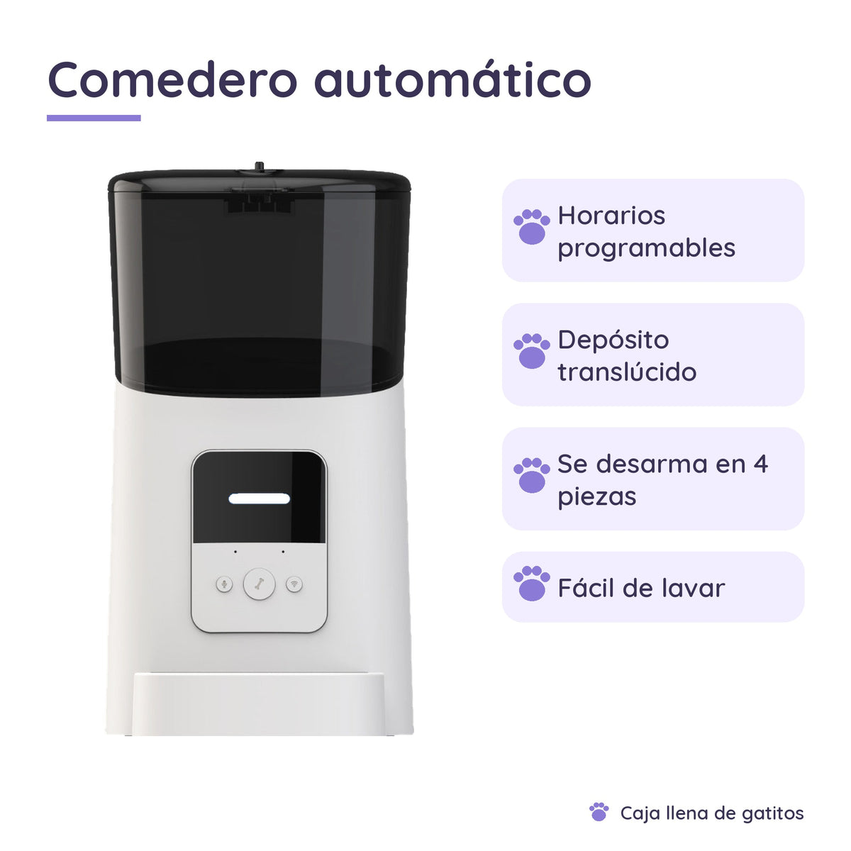 Comedero Automático para Gatos y Perros
