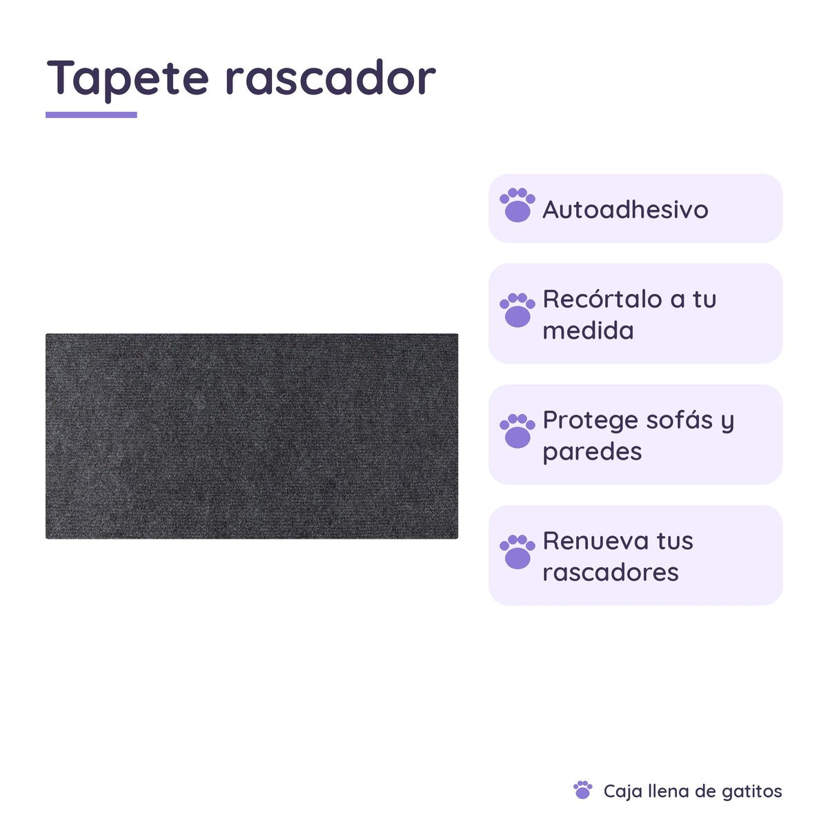 Tapete Rascador Autoadhesivo para Gatos